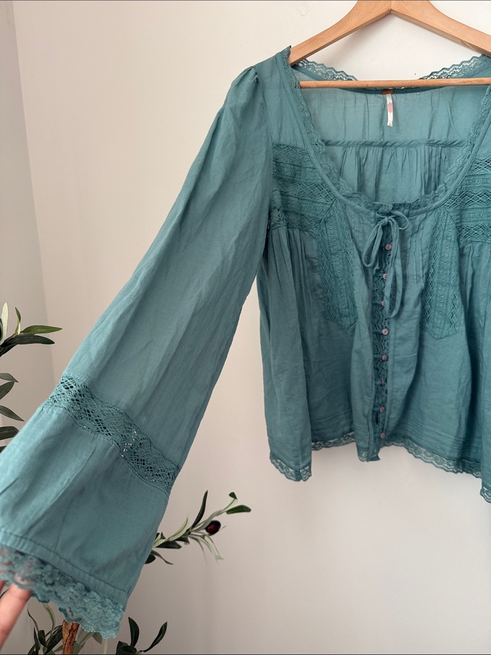 Free People Forevermore Long-Sleeve Top Size XL - Picture 4 of 13